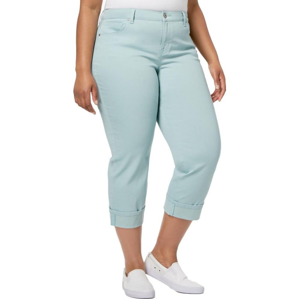 Style & Co Plus 16W Curvy Stretch Capri Jeans NWT - Picture 4 of 5